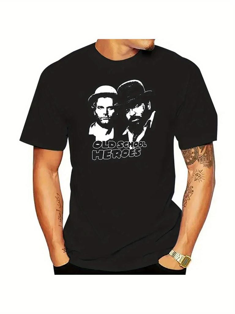 A Mens Short Sleeved Tshirt Made of Pure Cotton with a Letter Pattern Printed On Itregular Stylefashionabl Oversized Shirt