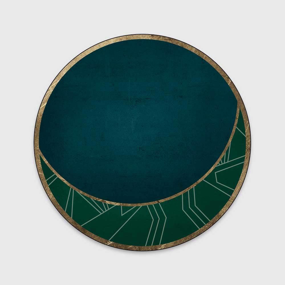 Tappeti di Lusso Leggero per Camera da Letto Tappeti Rotondi Verde Scuro Tappeto Decorazione Soggiorno Tappeto Armadio Tappeto Salotto Arredamento Casa Tappetino per Sedia
