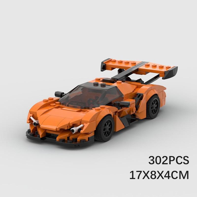 

M Building Block Compatible With Lego 78010 Apollo Ie Apollo Speed8 Grid Car High Difficulty Car Model