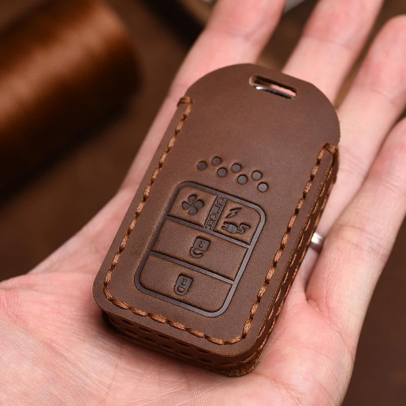 Suitable for Honda key case Civic Accord Binzhi CRV hybrid Odyssey XRV car leather personality shell