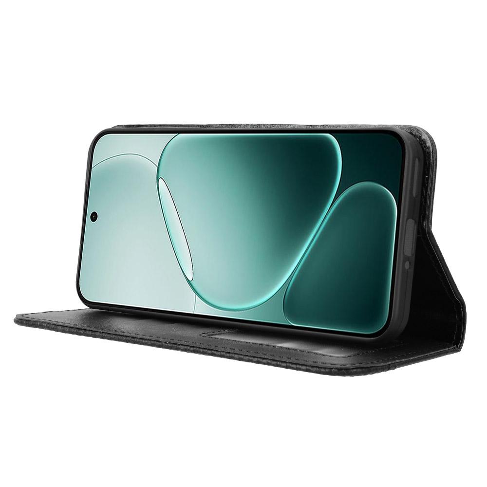 Leather Case for Oppo A6 Pro 4G/A6 Pro 5G/F31 5G Wallet Stand Retro Texture Phone Cover