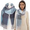 Scarf 180x70 R-SP100-7047 Blue