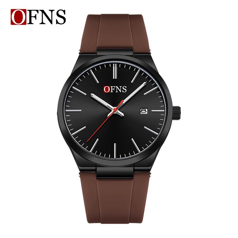 Oufanni TEMU Unisex Waterproof Quartz Watch with Date Display