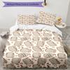 3pcs Pusheeen Design Cover Set - HD Printed Bedding with 1 Cover and 2 Pillowcases - Perfect for Home and Dorm Decor