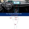 For Toyota Prius 2023-2024 Interior Car Center Console Navigation Screen Transparent TPU Protective Film Anti-scratch Repair