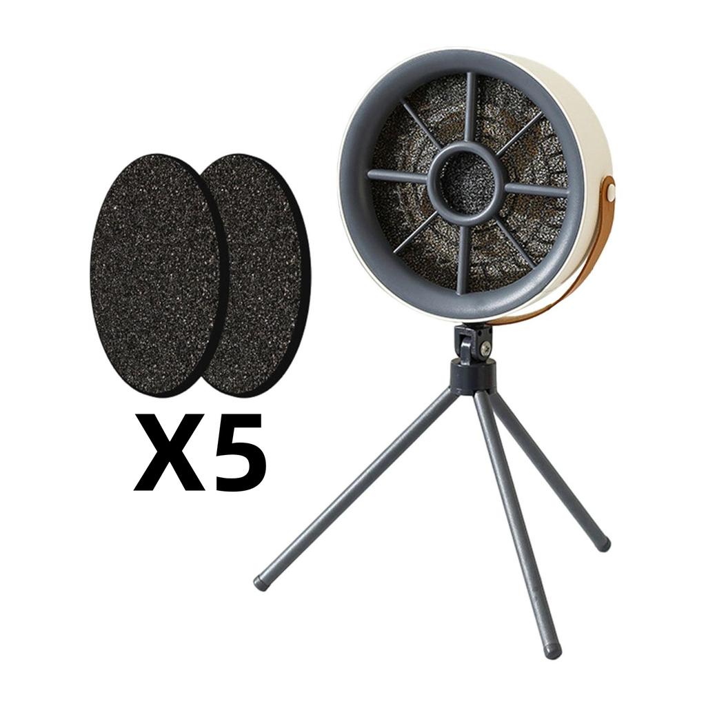 Okap kuchenny z wieloma filtrami, przenośny wyciąg dymu z 3 prędkościami do użytku na zewnątrz, na kempingu i w domu