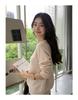 Women's V-Neck Cashmere Sweater - Autumn/Winter Warm, Elegant Knit, Solid Color, Thick Cable Knit Base Layer Top