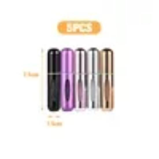 10ml 5ml Mini Portable Perfume Spray Aluminium Travel Self-Pumping Dispenser Bottle Bottom Direct Fill Jar Cosmetic Empty Tool