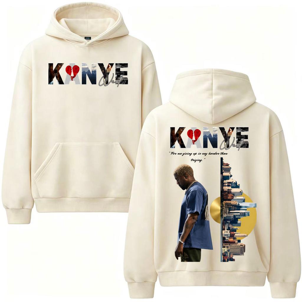 Rapper Kanye West Album Sweatshirts Men Women Fashion Hip Hop Streetwear Hoodies Long Sleeve Pullovers