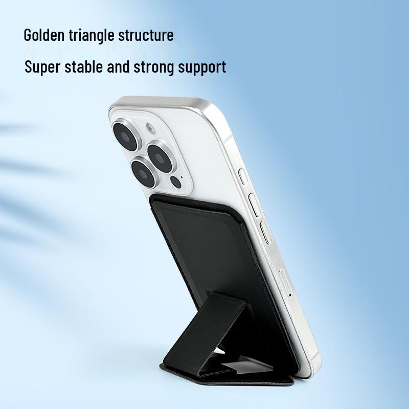 Portable Adhesive Card Holder & Phone Stand with Card Slot for Hands-Free Viewing