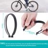 2pcs Cycling Reflective Trousers Bands Clips Strap Bicycle Ankle Leg Bind Bandage Trousers Pant Bands Clips Strap Windproof Clip