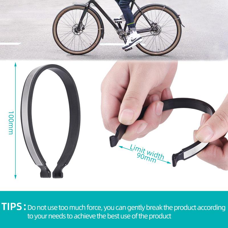 2pcs Cycling Reflective Trousers Bands Clips Strap Bicycle Ankle Leg Bind Bandage Trousers Pant Bands Clips Strap Windproof Clip