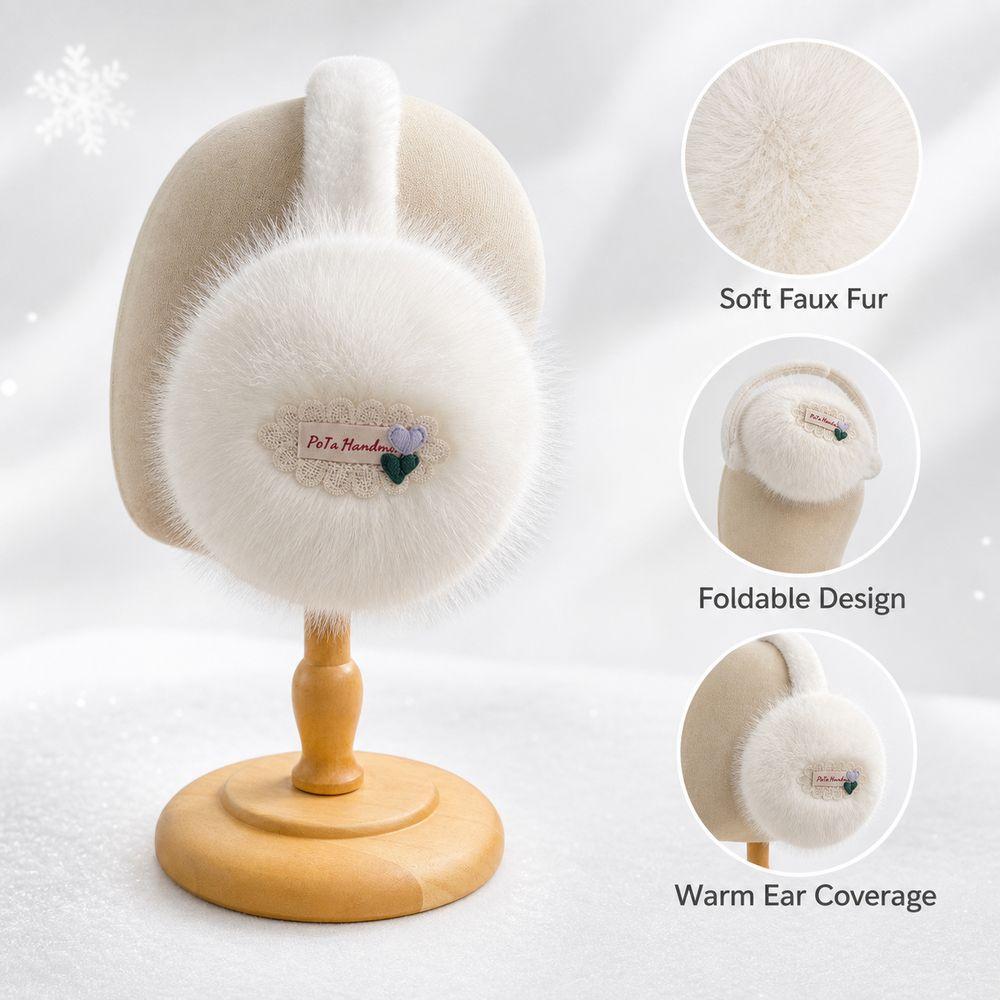 Soft Plush Plush Earmuffs Foldable Ear Warmers Gifts Headband Earmuffs  Cold Weather Wear