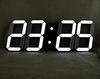 VANGOOD LED Wall Mount Digital Clock 3D 3D Wall Clock with Remote Control and USB Power Adapter - (Black)