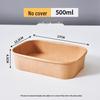 Kraft Paper Disposable Food Containers
