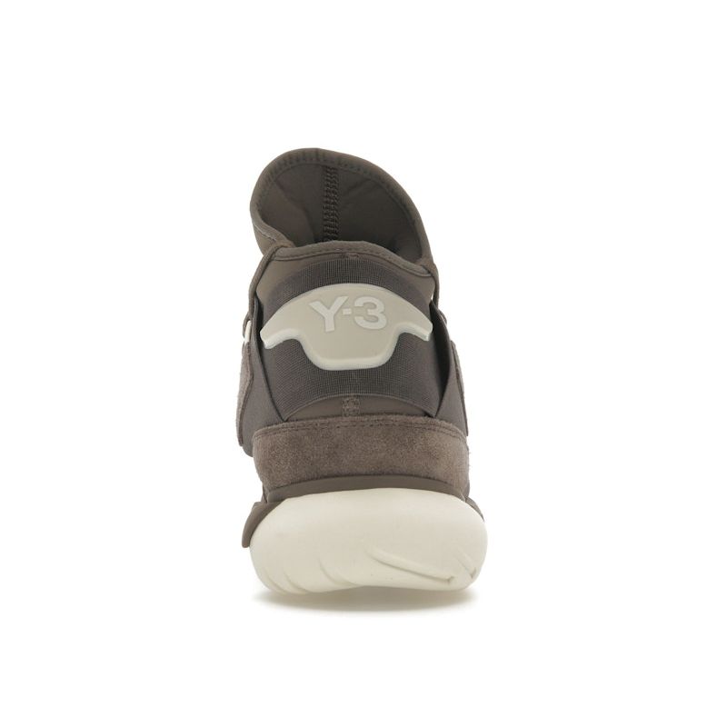 Adidas Y-3 Qasa High Brown Cream White Unisex Sneakers HQ3735