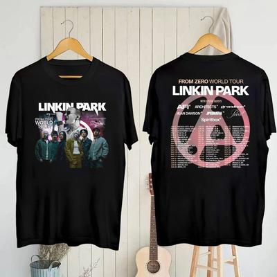 VZÁCNÝ! NOVÝ HORKÝ TREND! 2025 Linkin Park From Zero World Tour Tričko S-5XL Unisex Tričko