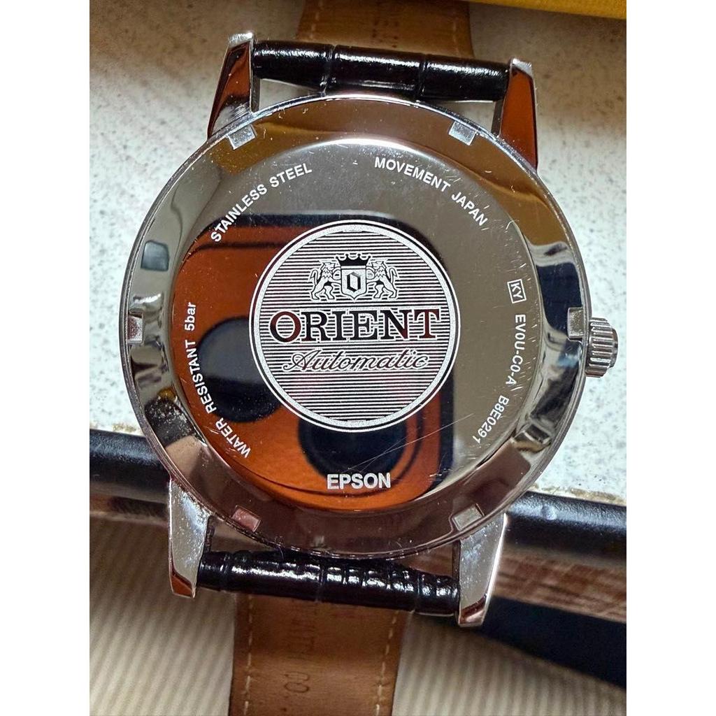 Used ORIENT Automatic Orient automatic watch blue dial