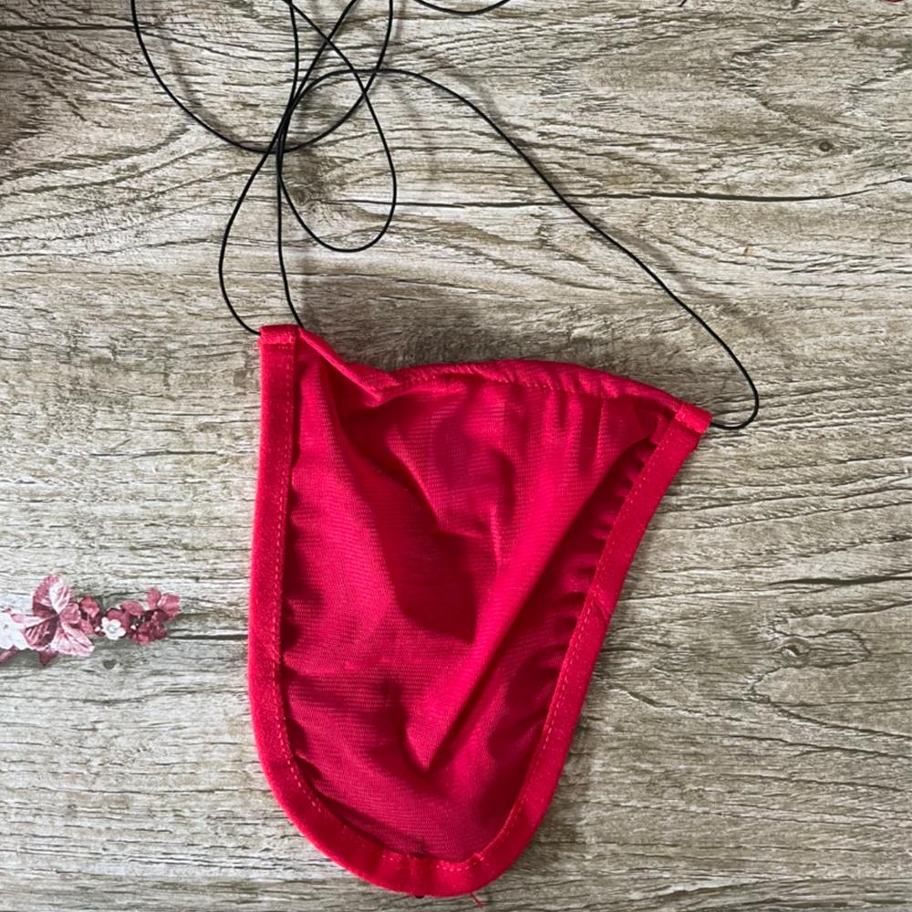 Men Underwear Thongs Lace Up Mens Nylon+Mesh Sheer
