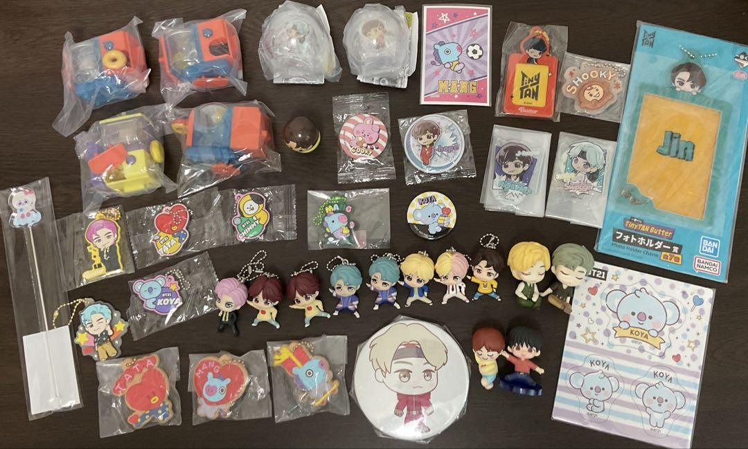 

[Б/У] BTS TinyTAN Брелок Персонаж Товары Набор из 40 штук (Доставка включена)