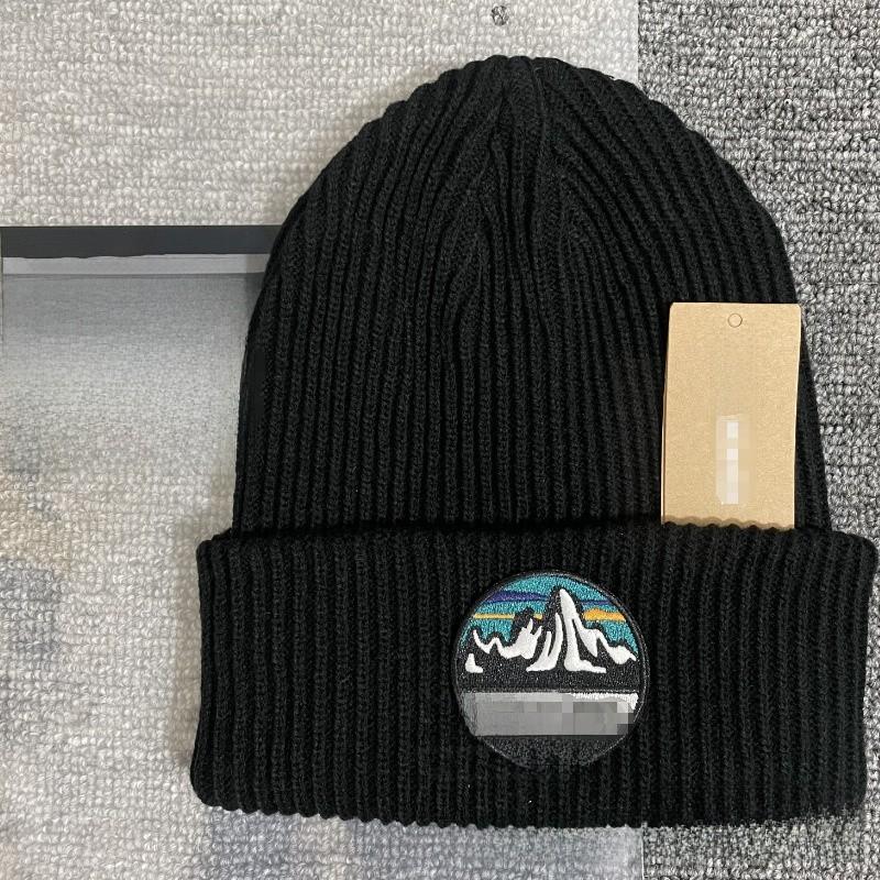 Hat Winter Knitted Outdoor Windproof Snow Mountain Decoration Fashion Warm Hat