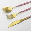 16Pcs Green Gold Dinnerware Set 304 Stainless Steel Cutlery Set Knives Forks Spoons Dinner Set Kitchen Tableware Silverware Set