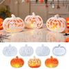 Hollow Out Pumpkins Ghostly Silicone Molds DIY Halloween Craft Storage Box Decoration Resins Ornamentation for Adults