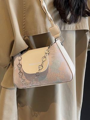 French Niche Bag, Female New High-grade Texture Crossbody Bag, Fashionable and Versatile Shoulder Armpit Bag Female