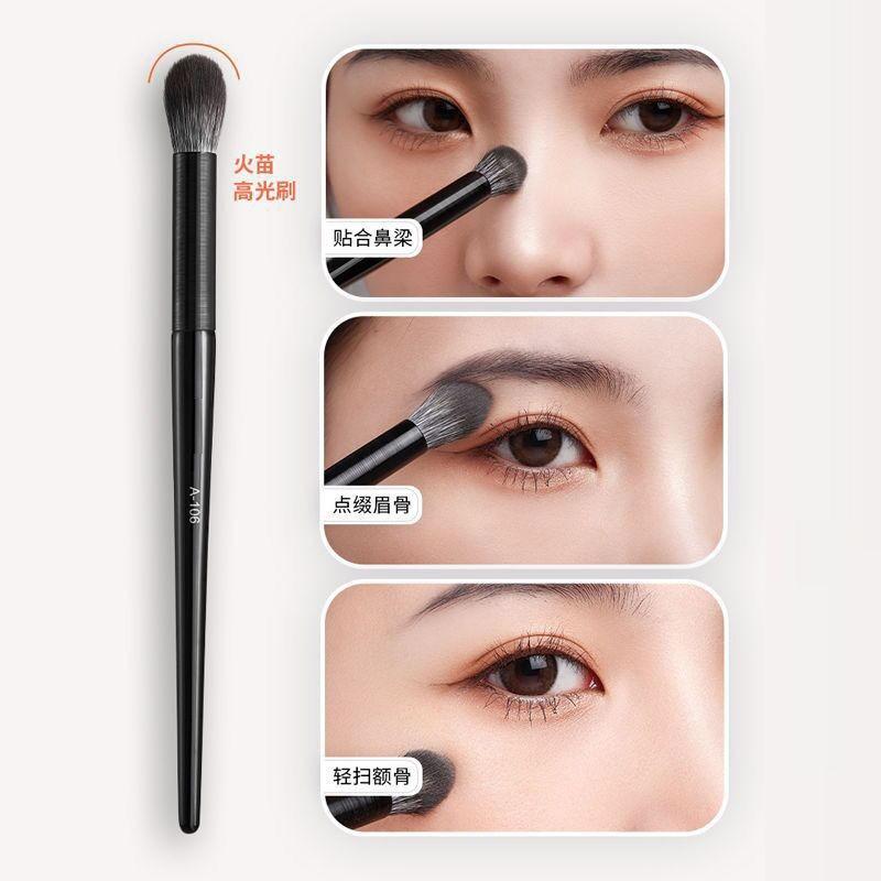 Soft Bristle Angled Finger Belly Nose Contour Concealer Highlight Makeup Brush