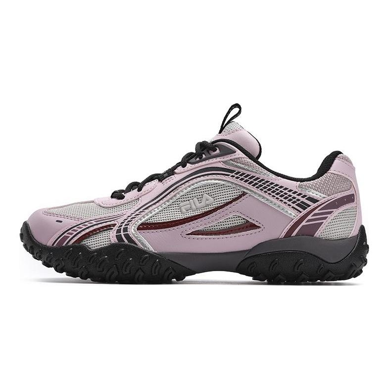 Fila Pebble Ballet Shoes Comfortable Versatile Shock Absorbing Low Top Running Shoes Women Sneaker Pink F12W512107FCA