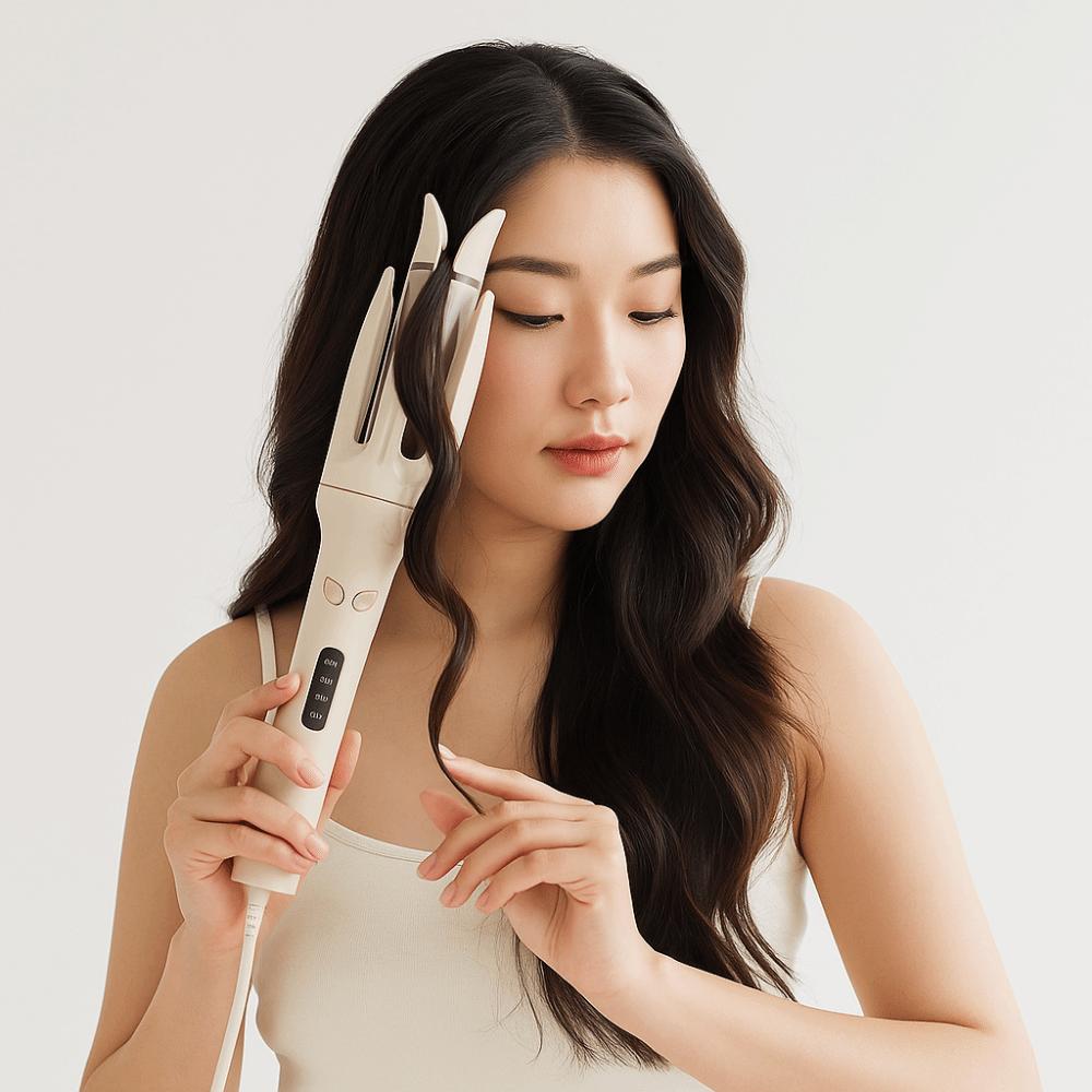 Ceramic Coating Automatic Hair Curler Anti-Tangle Design Negative Ions Curler  Home Use