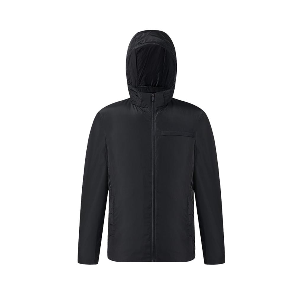 Fila Classic Simple Comfortable Versatile Lightweight Down Jacket Men Outerwear Deep-Black A11M545951FBK
