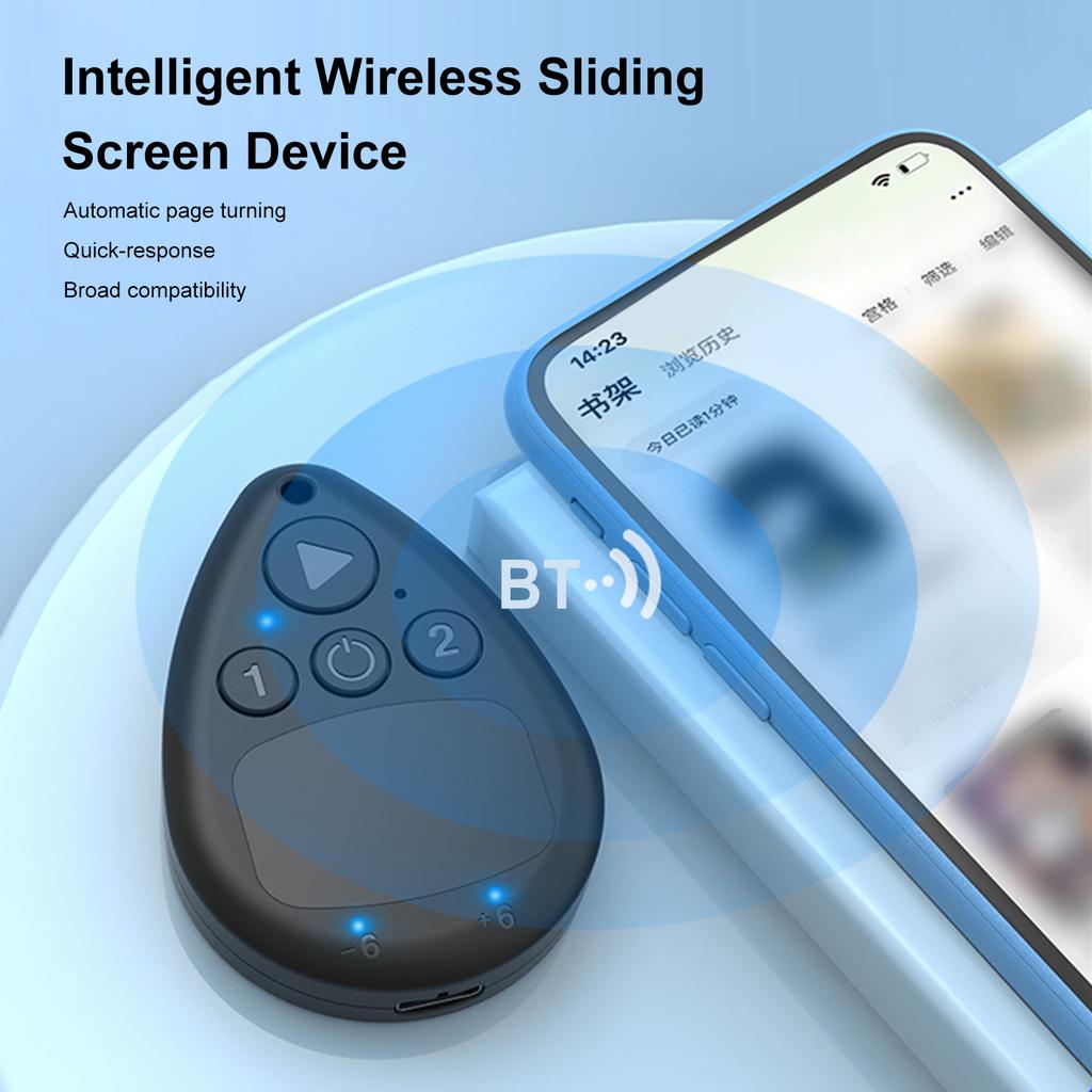 Smart Automatic Screen Clicker Device Bluetooth Mode Wireless Auto Clicker with Adjustable Speed Remote Clicker for Mobile Phone