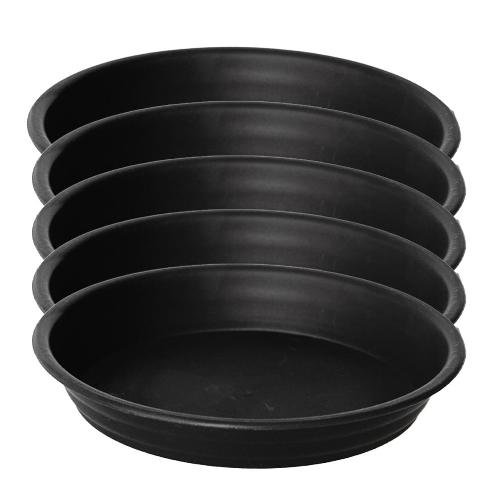 5PCS Plastic Plant Pot Saucer Drip Trays Saucers Indoor Outdoor Round Flower Pot Trays 28cm Flowerpot Trays Home Garden Supplies