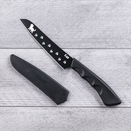 Kai Nyammy Knife, Cutting Board, Sharpener, Living Alone, 4-piece Set