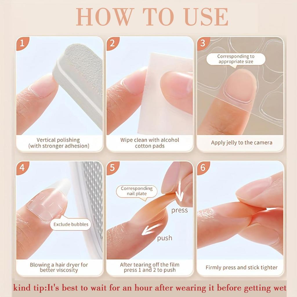 JUHUI Flower Press on Nails Short Square False Nails with Floral Design Orange Purple French Tip Nails 24Pcs