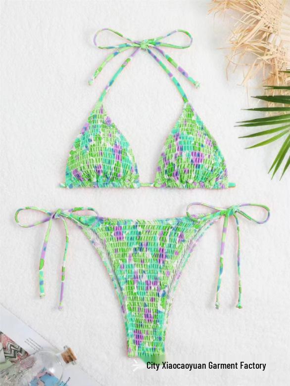 

Цветочный купальник 2024: Стильный дизайн с перекрестными ремешками и тремя точками крепления Large