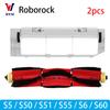 עבור אביזרים לשואב אבק Roborock S5 S50 S51 S55 S6 S60 S6 Pure: מסנן HEPA, מטלית מיקרופייבר, מברשת צדית, מברשת ראשית, חלקי חילוף