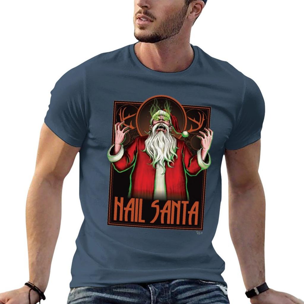 HAIL SANTA Classic TShirt t shirts for Unisex graphic vintage graphic t shirts for Unisex t shirts designer Tshirt