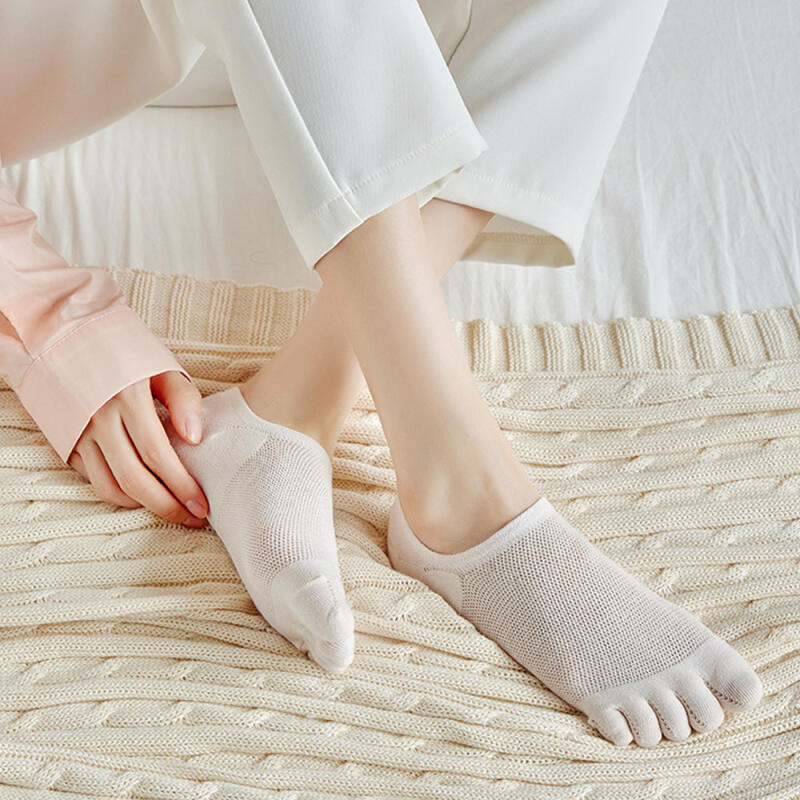 Bian Summer See-Through Silicone Toe Women's Socks