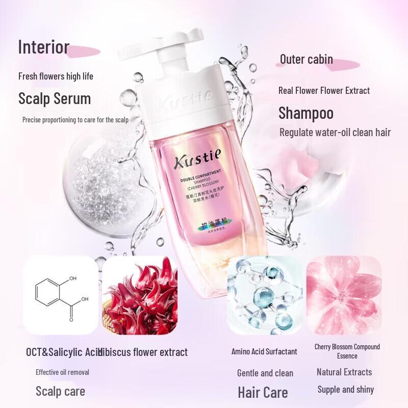 Kustie Rose Dual-Chamber Shampoo