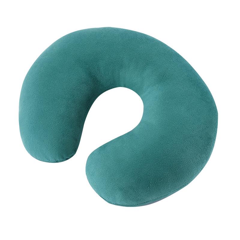 Nackenstütze U-förmiges Samt-Reisekissen