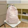 Schoolbag High Value Ins Style Schoolbag Female Junior High School Girl High School College Student Backpack Lightweight Simple Small Fresh Backpack