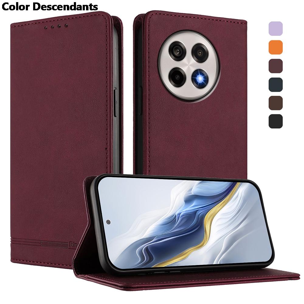 Magnetische Buchhülle für OnePlus 15 12R 12 13S 13T 13R 11 11R Ace 5 Ultra Nord CE 5 4 Lite 2T RFID Diebstahlschutz Leder Handyhülle
