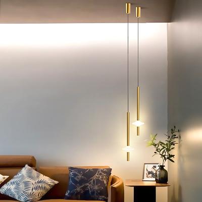 Nowoczesna LED Lampa Wisząca w Stylu Nordyckim Do Sufitu Sypialni Nocnej Salonu Dekoracja Domu Wewnętrzna Lampa Wisząca Żyrandol Oprawa