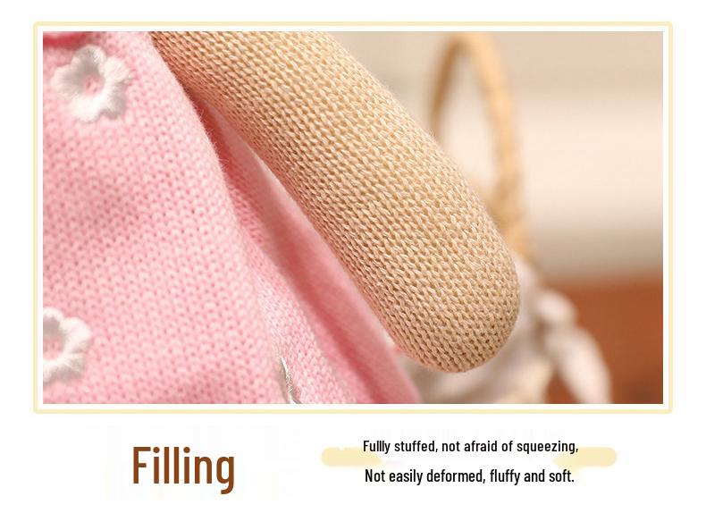Cute Animal Companion: Knitted Rabbit Plush Doll