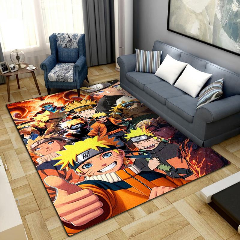 Anime-Naruto Area Carpet for Living Room Bedroom Home Decor Cool Movie Mat Floor Mat -LXR49