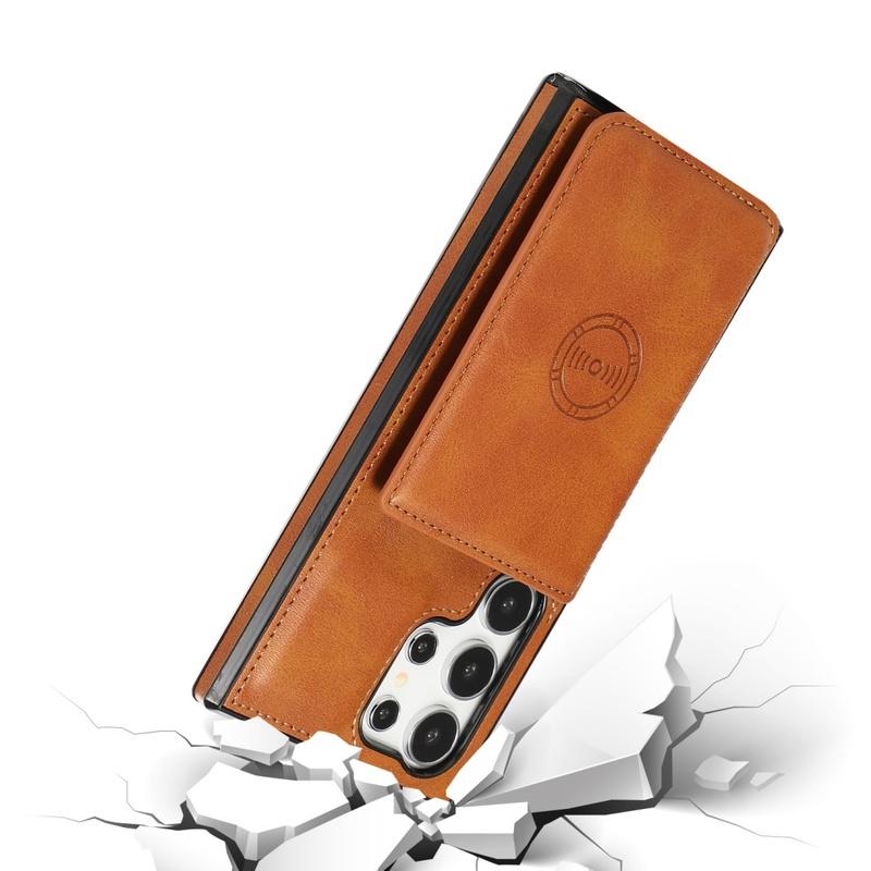Magnetic Wallet Leather Phone Case For Samsung Galaxy S25 A56 A36 A26 A16 06 A55 35 15 25 A54 34 A53 33 A52 A32 22 Note 20 Ultra