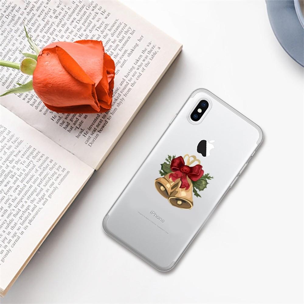 Christmas Cartoon New Year Gift Phone Case for iPhone 16 15 8 7 6 6S Plus X SE XR XS 14 11 12 13 Mini Pro Max Mobile Case