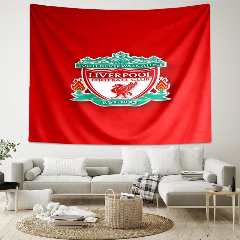 Liverpool Football Club Print Wandkleed, Achtergrond, Eenvoudige Installatie, Ideaal voor Slaapkamer, Kantoor & Woonkamer, met Esthetische Wanddecoratie.